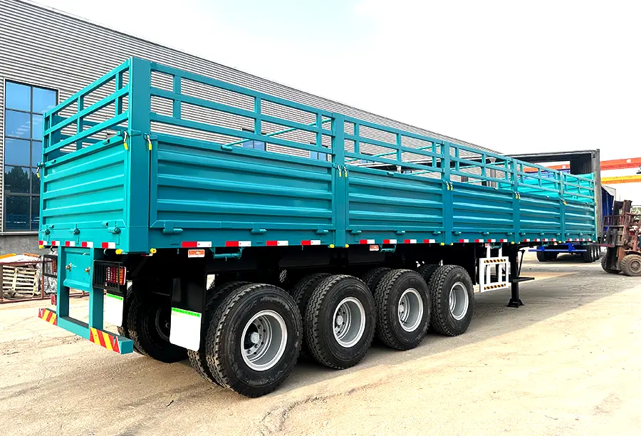 Shacman Side Wall Semi Trailer (4)