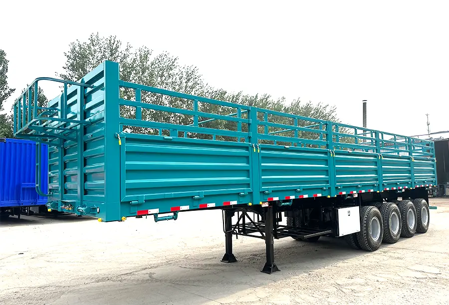 Shacman Side Wall Semi Trailer (5)