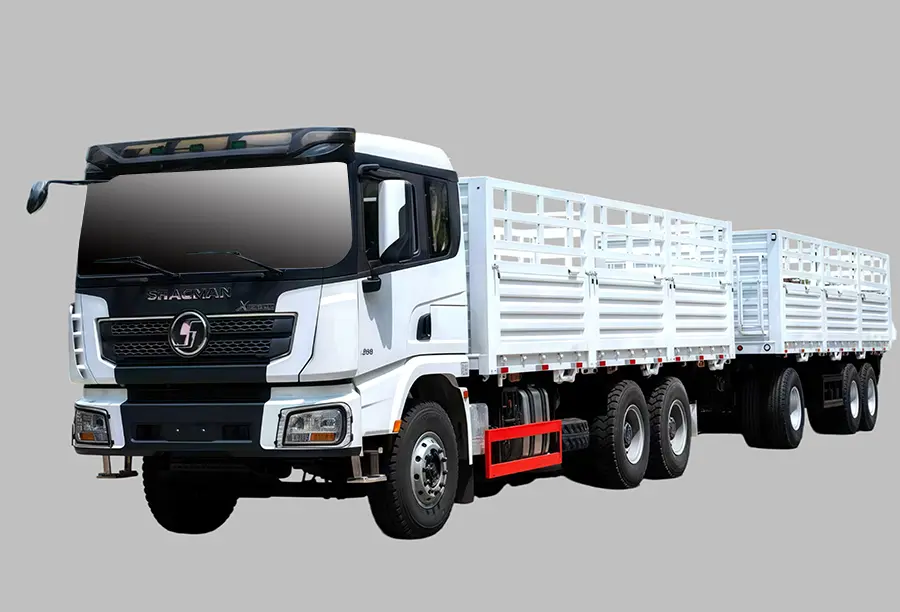 shacman cargo fence full traile-2