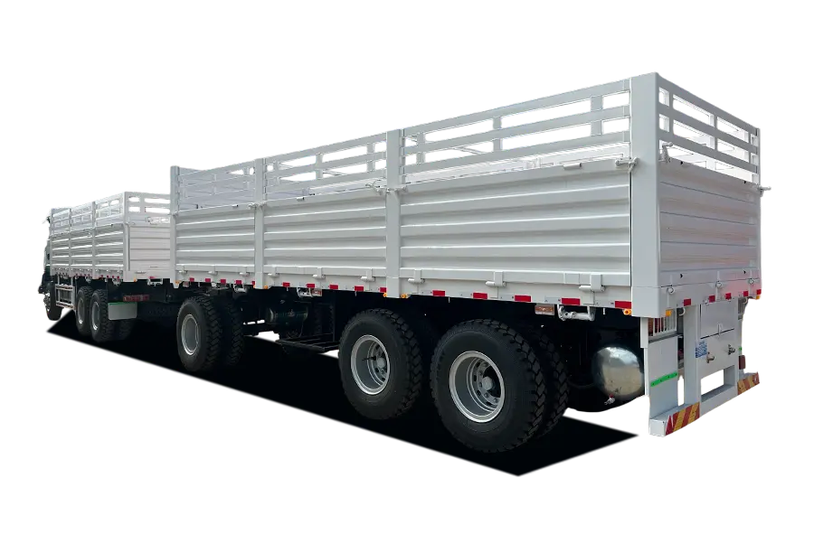 shacman cargo fence full trailer (1)