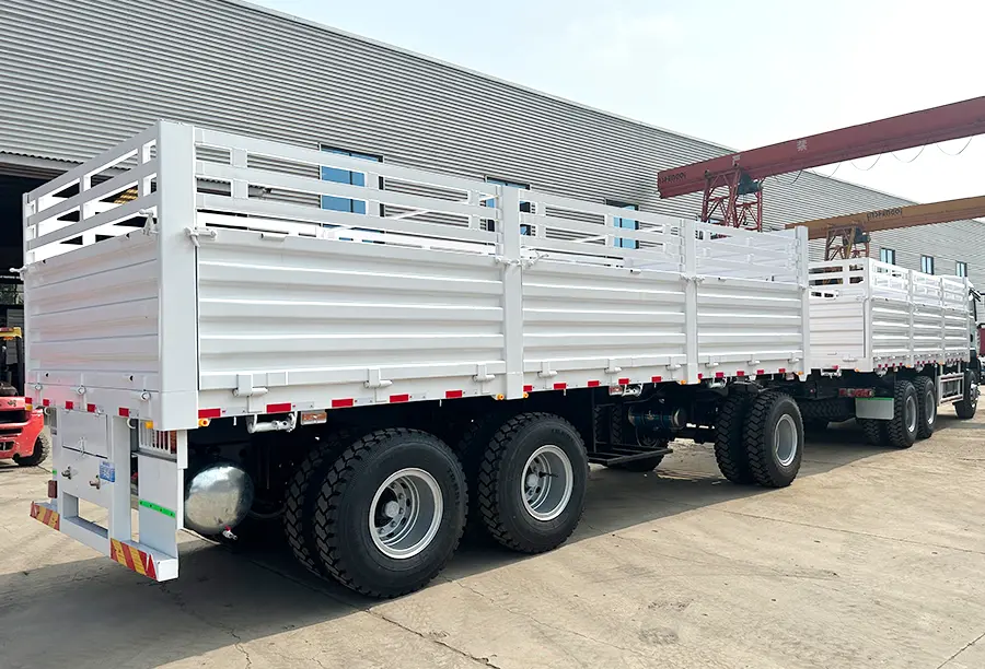 shacman cargo fence full trailer (2)