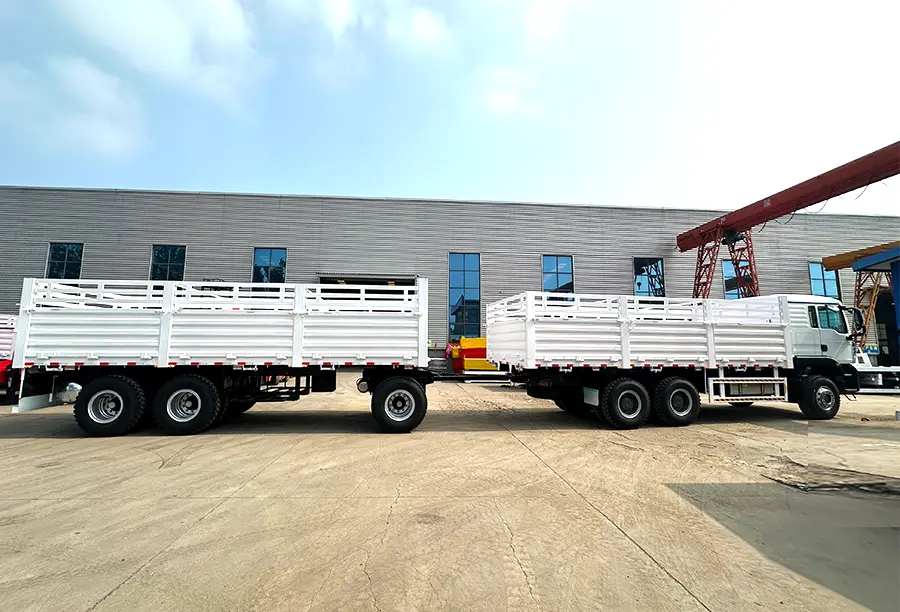 shacman cargo fence full trailer (4)