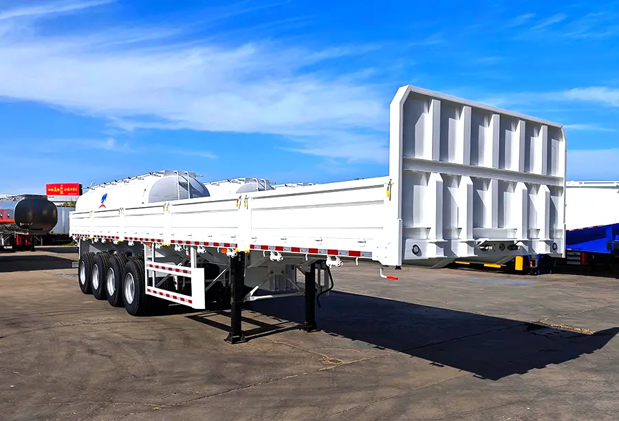 shacman dropside semi trailer (3)