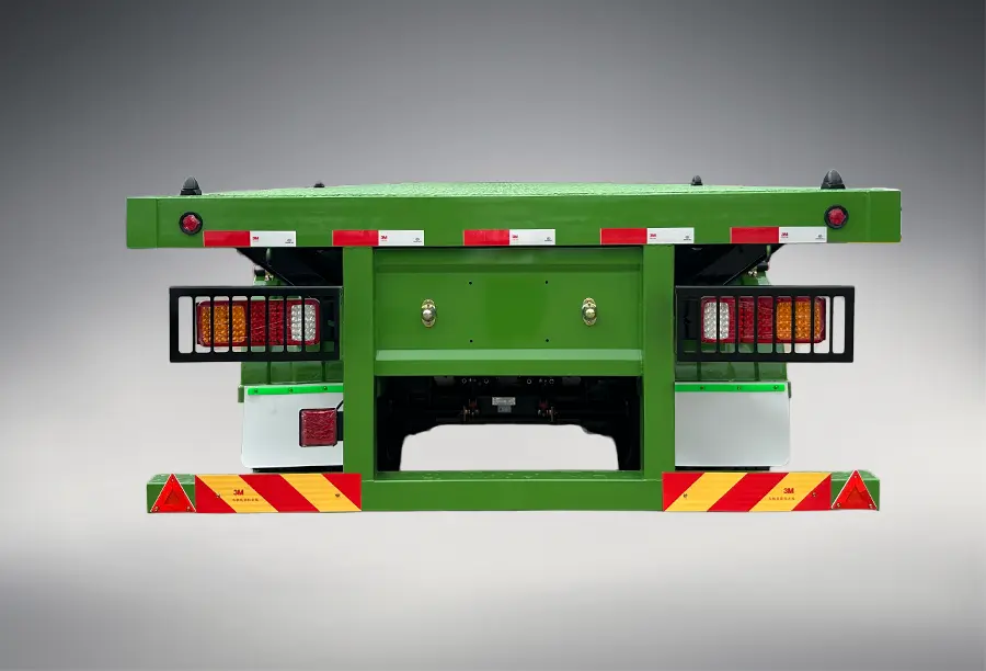 shacman flatbed semi trailer (4)
