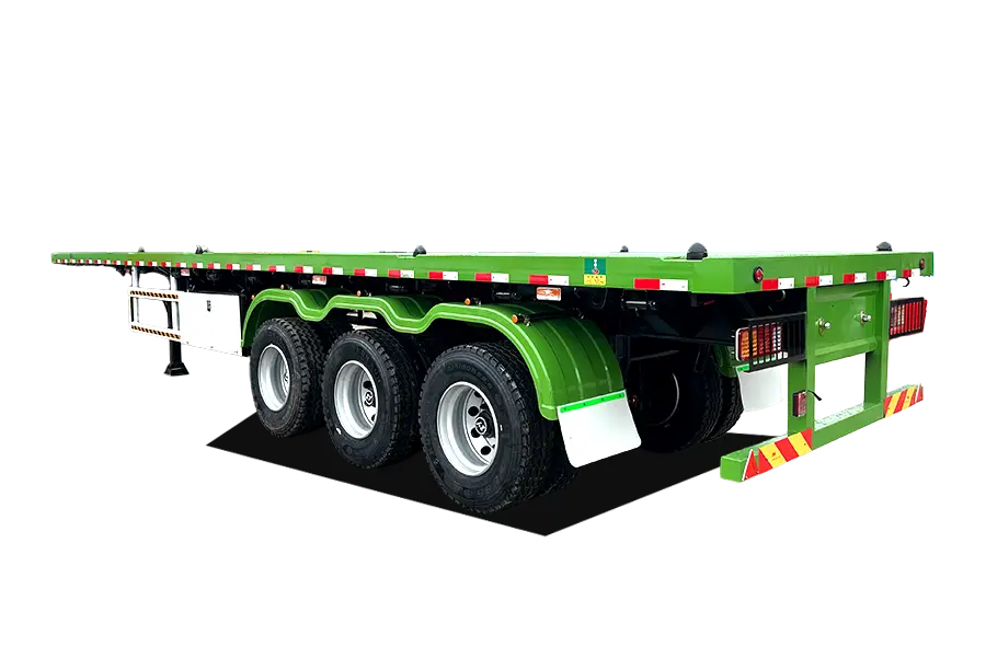 shacman flatbed semi trailer