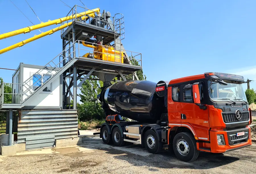 shacman x3000 cement mixer truck (4)