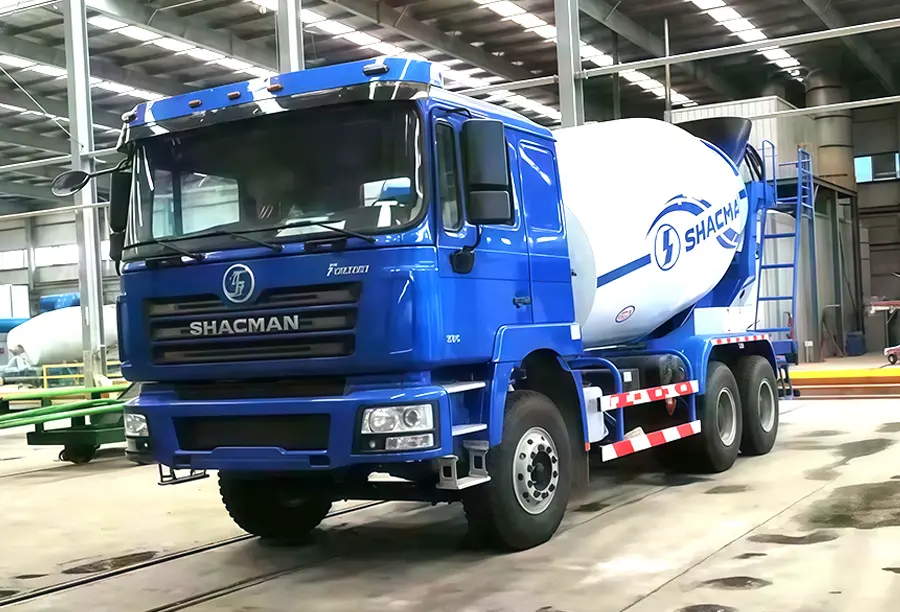 Shacman H3000 CNG Mixer Truck (5)