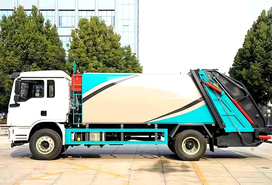 Shacman L3000 Garbage Compactor Truck (4)