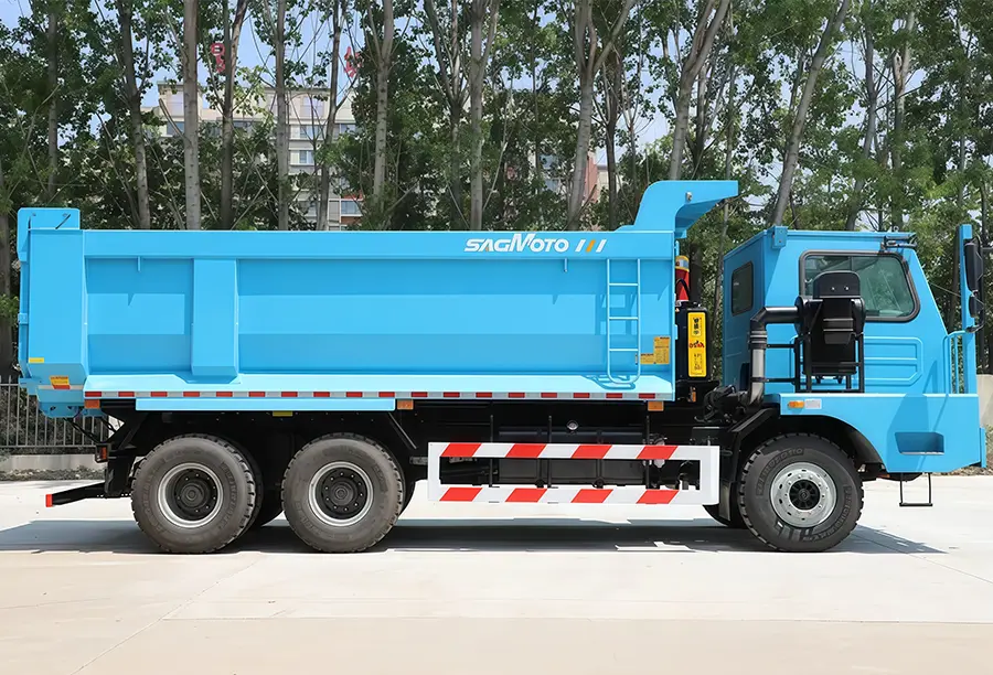 Shacman Offset Dump Mining Truck (1)