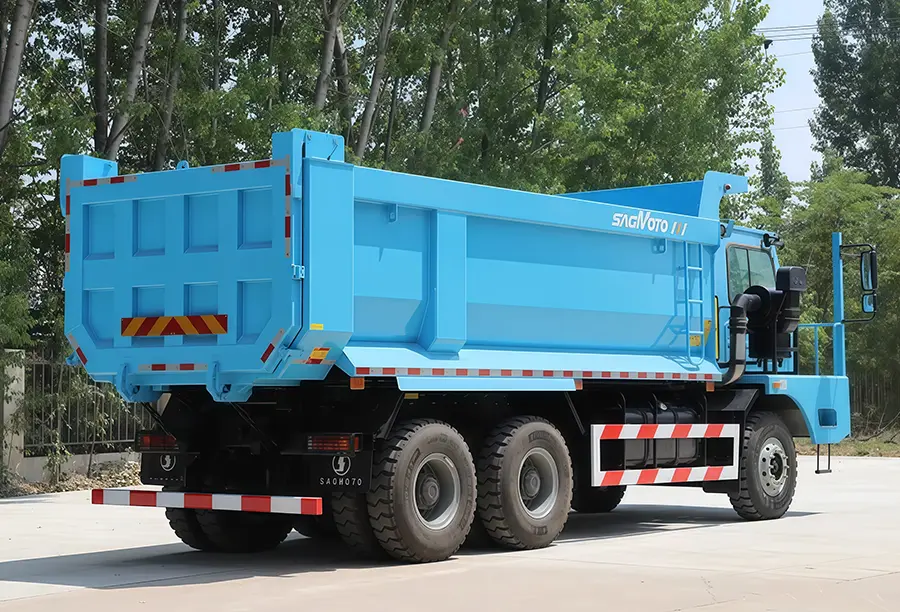 Shacman Offset Dump Mining Truck (2)