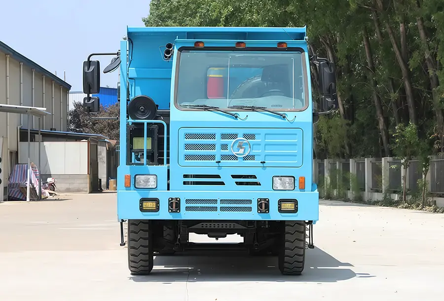 Shacman Offset Dump Mining Truck (3)