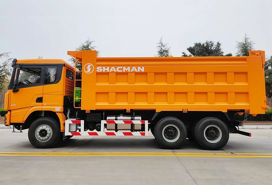 Shacman X3000 6X4 Dump Truck Square Bucket (3)