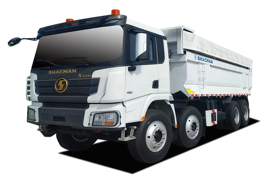 Shacman X3000 8X4 Dump Truck With Tarpaulin (5)