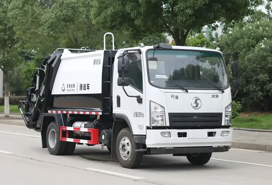 Shacman X9 Garbage Collection Truck-3