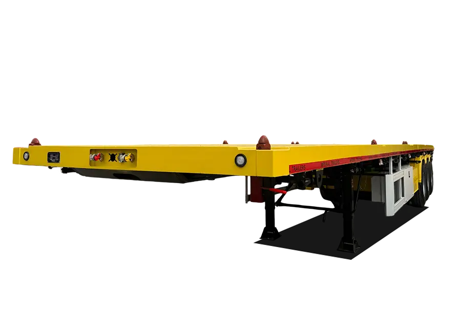 Shacman 3 Axles Flatbed Semi Trailer (1)