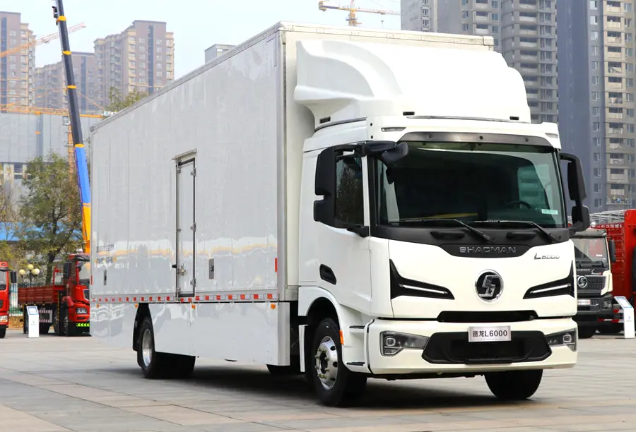 Shacman L6000 Electric Cargo Truck (7)