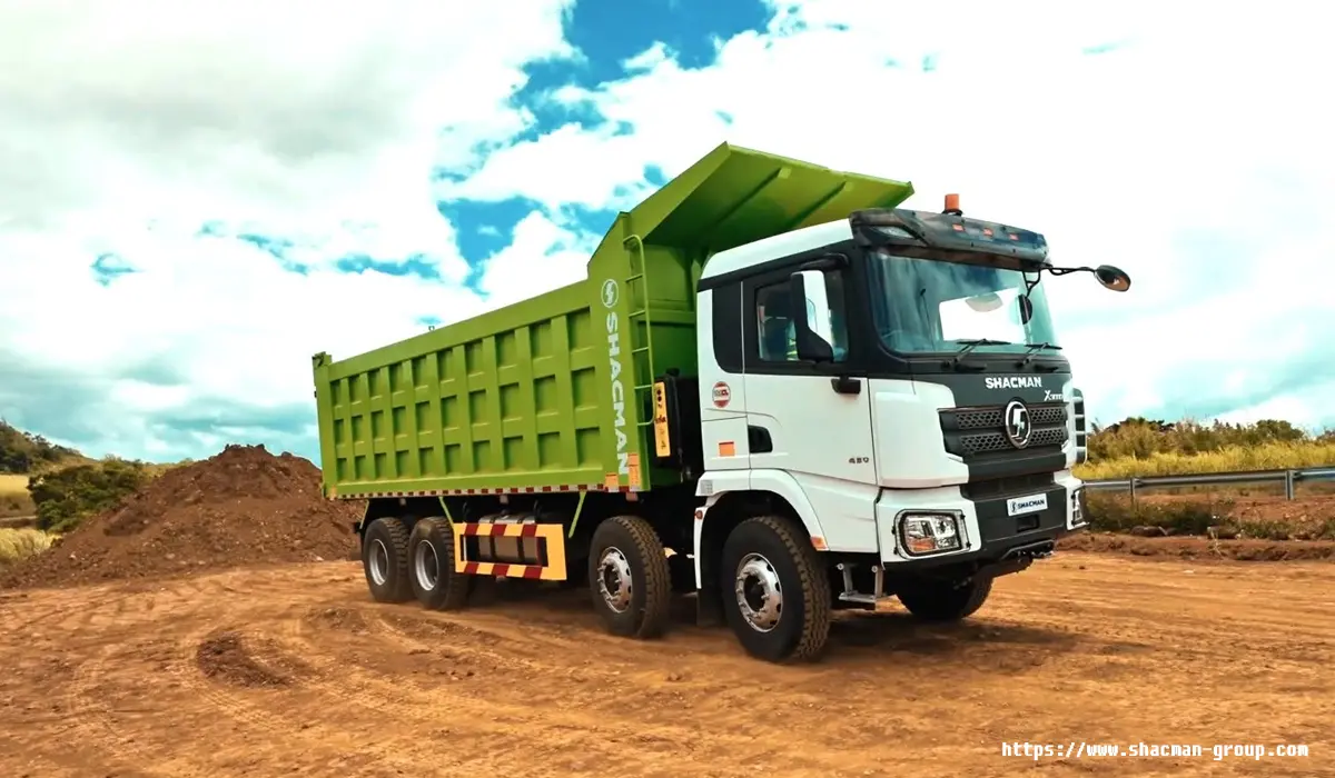 SHACMAN X3000 Dump Truck on Site