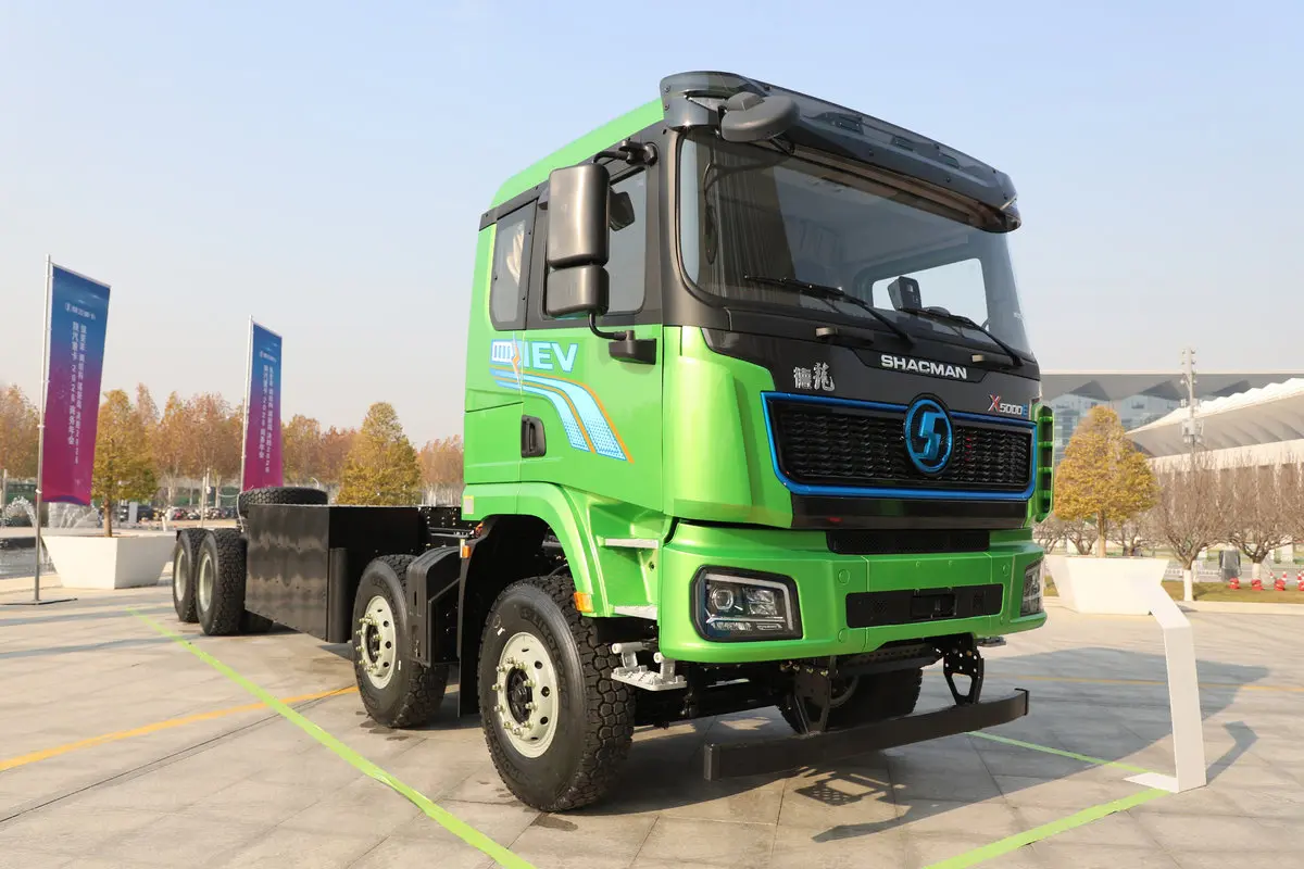 Shacman X5000e 8X4 Electric Tractor Truck-1