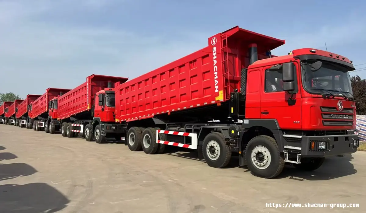 Camion Shacman F3000 Red Truck